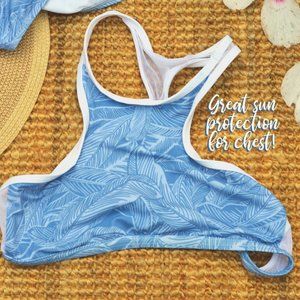 🌴 🤯2/$20! Bikini 👙 top+bottoms with high-neck, bottoms stay on!